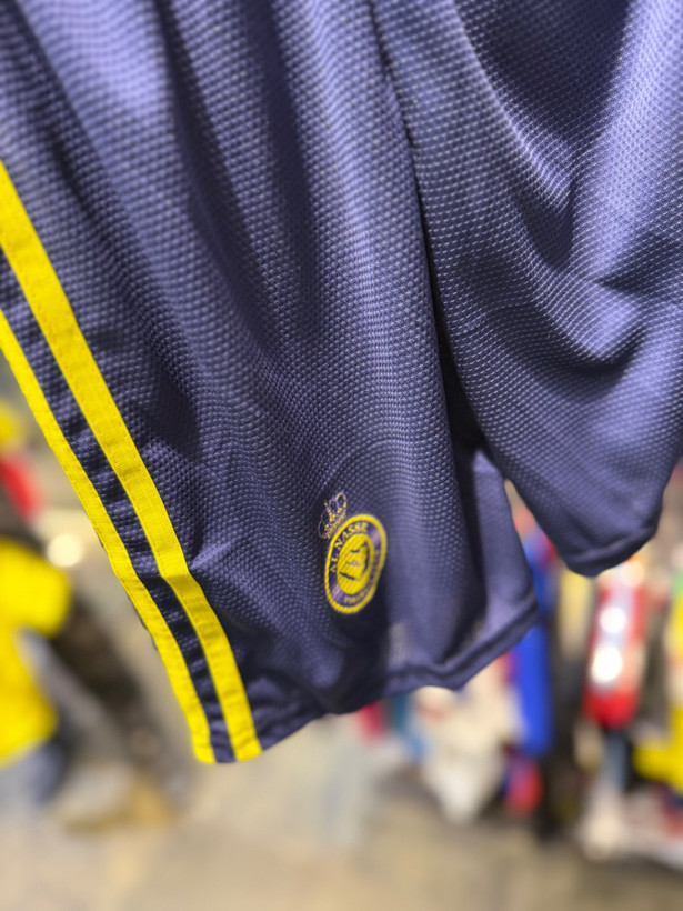 لباس اول بچهگانه النصر 2026/2027 با شورت با اسم رونالدو